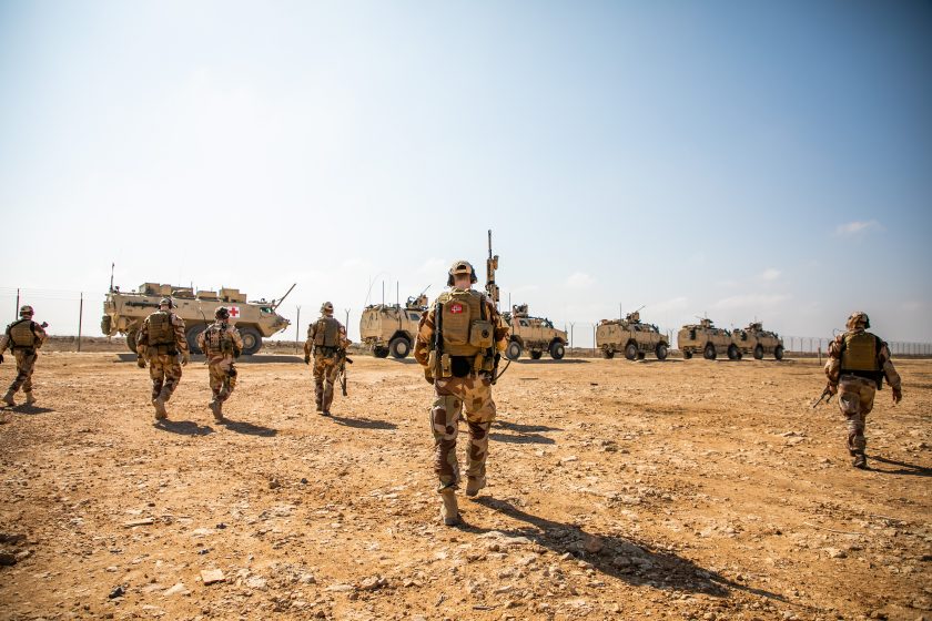 Soldater fra Nortu 5 i Al assad Air Base *** Local Caption *** Soldiers from NORTU 5 in Iraq