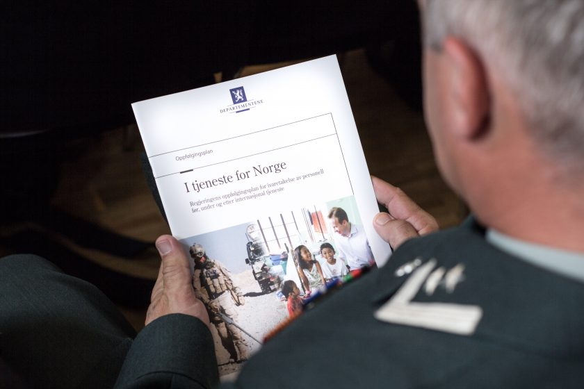 Regjeringens oppfølgingsplan for veteraner «I tjeneste for Norge»